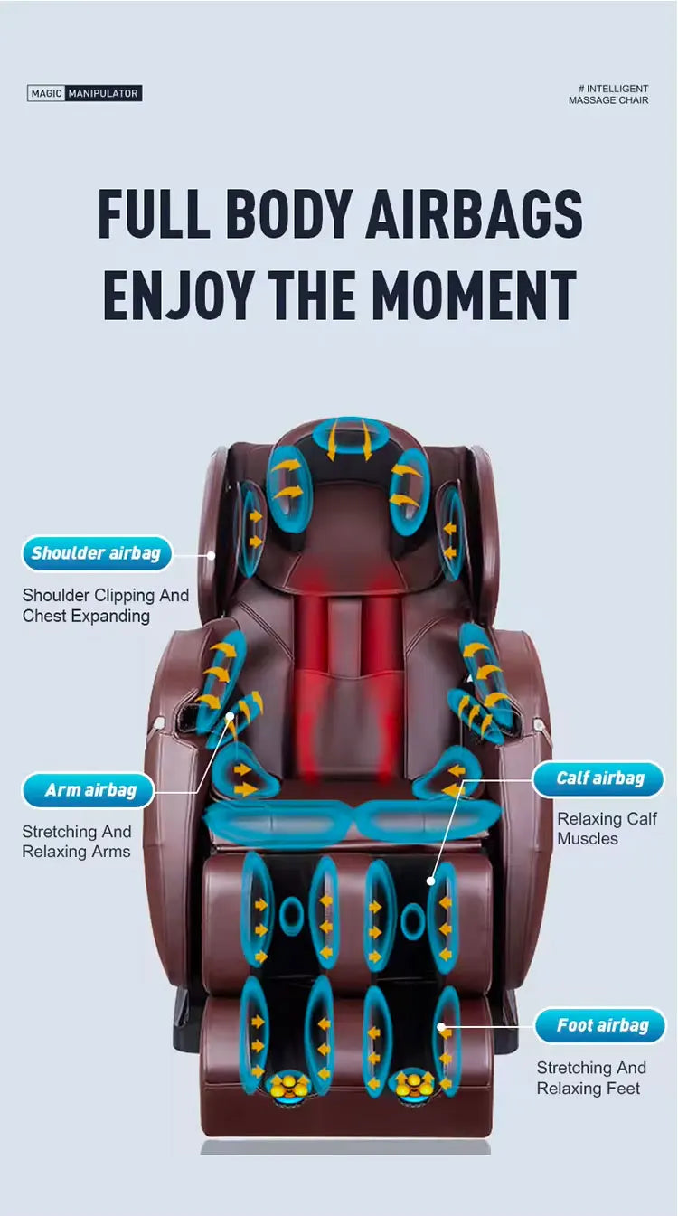 Recliner Small Real Relax Sofa Full Body Massage Chair 5d Electric Armchair Luxury