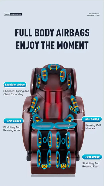 Recliner Small Real Relax Sofa Full Body Massage Chair 5d Electric Armchair Luxury