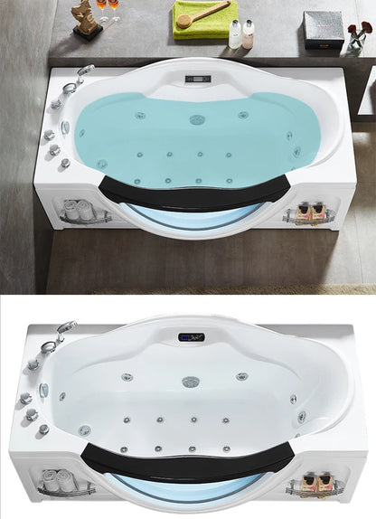 6072 Kit Whirlpool-Jacuzzi-Preise Einzelbadewannen mit Hydrotherapie-Spa Yacuzzi Eisbadewannen