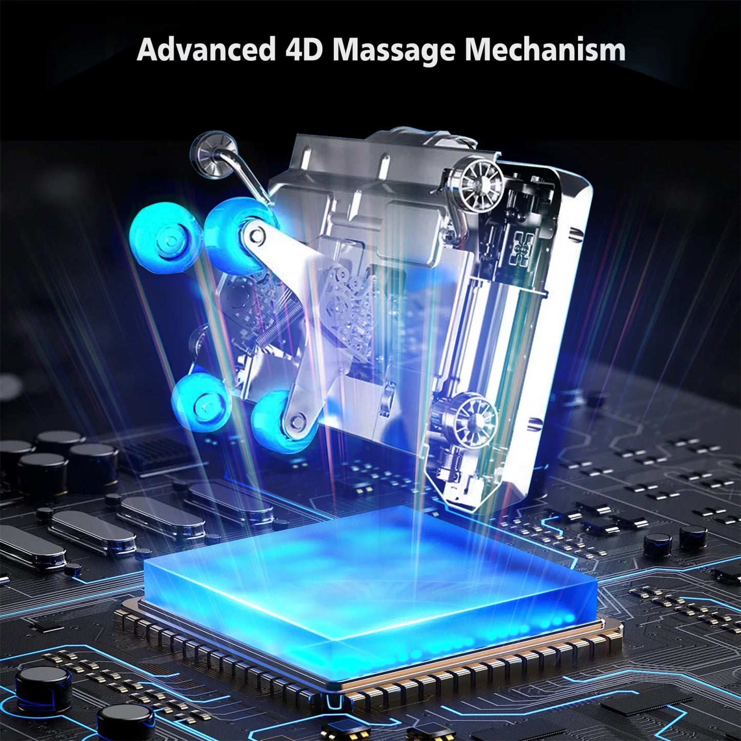 2025 4D-Massagesessel KI-Sprachsteuerung Schwerelosigkeitsmassagesessel Ganzkörper-Shiatsu-Scan- und Relaxsessel mit Yoga-Stretch