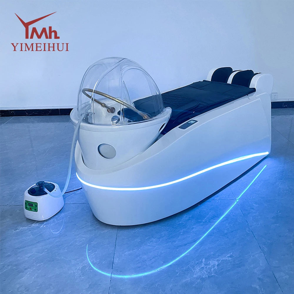 Japanische Head Spa Haarwaschmassagebett-Station Massagesessel mit Dampf-SPA-Kopf-Wassertherapie-Shampoobett