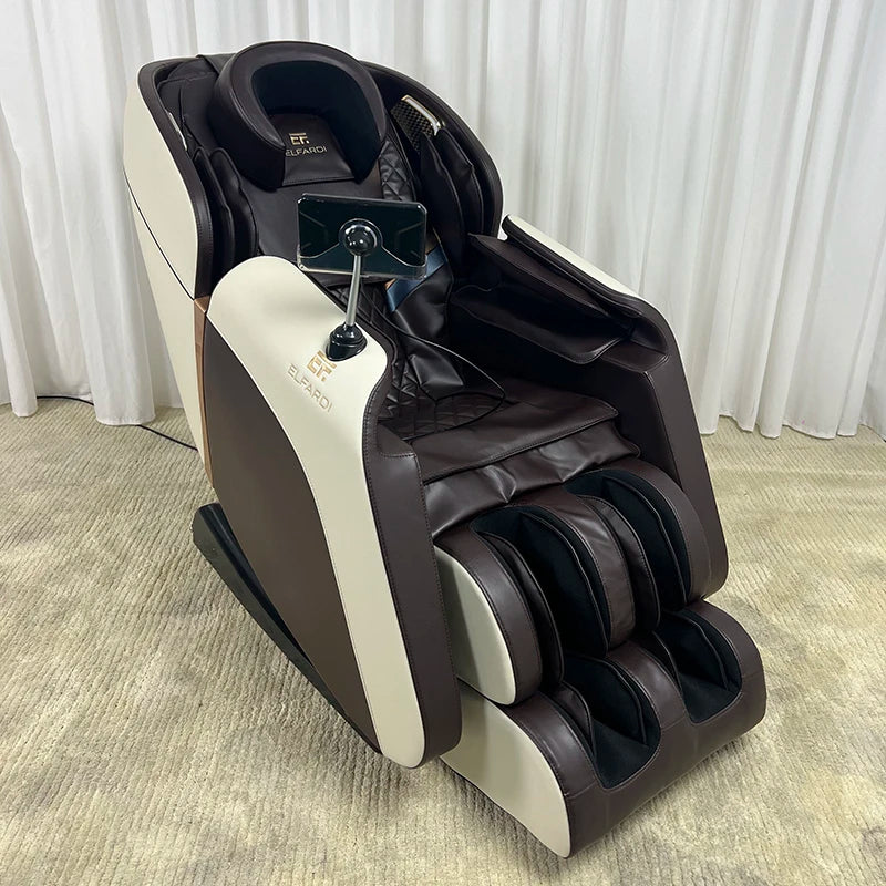Bestseller für zu Hause: Zero Gravity Smart Massagesessel, elektrisches Relax-Sofa mit Fuß- und Hüftrollen für Körper- und Armmassage
