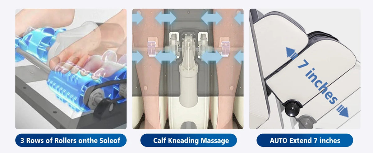 2025 4D-Massagesessel KI-Sprachsteuerung Schwerelosigkeitsmassagesessel Ganzkörper-Shiatsu-Scan- und Relaxsessel mit Yoga-Stretch
