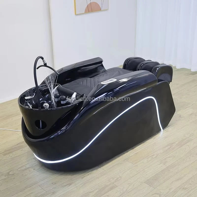 Head Spa Bed Hair Shampoo Chair Electric Massage Shampoo Chair With Head Therapy