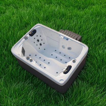 Spa Jacuzzi Lazy Hot Spring Hot Tub Freistehende Badewanne für den Außenbereich