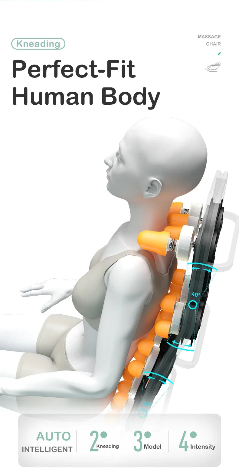 Jare B5 Großhandel OEM ODM Fabrikpreis Heißer Verkauf Luxus Leder Zero Gravity Elektrischer Ganzkörper-Massagesessel