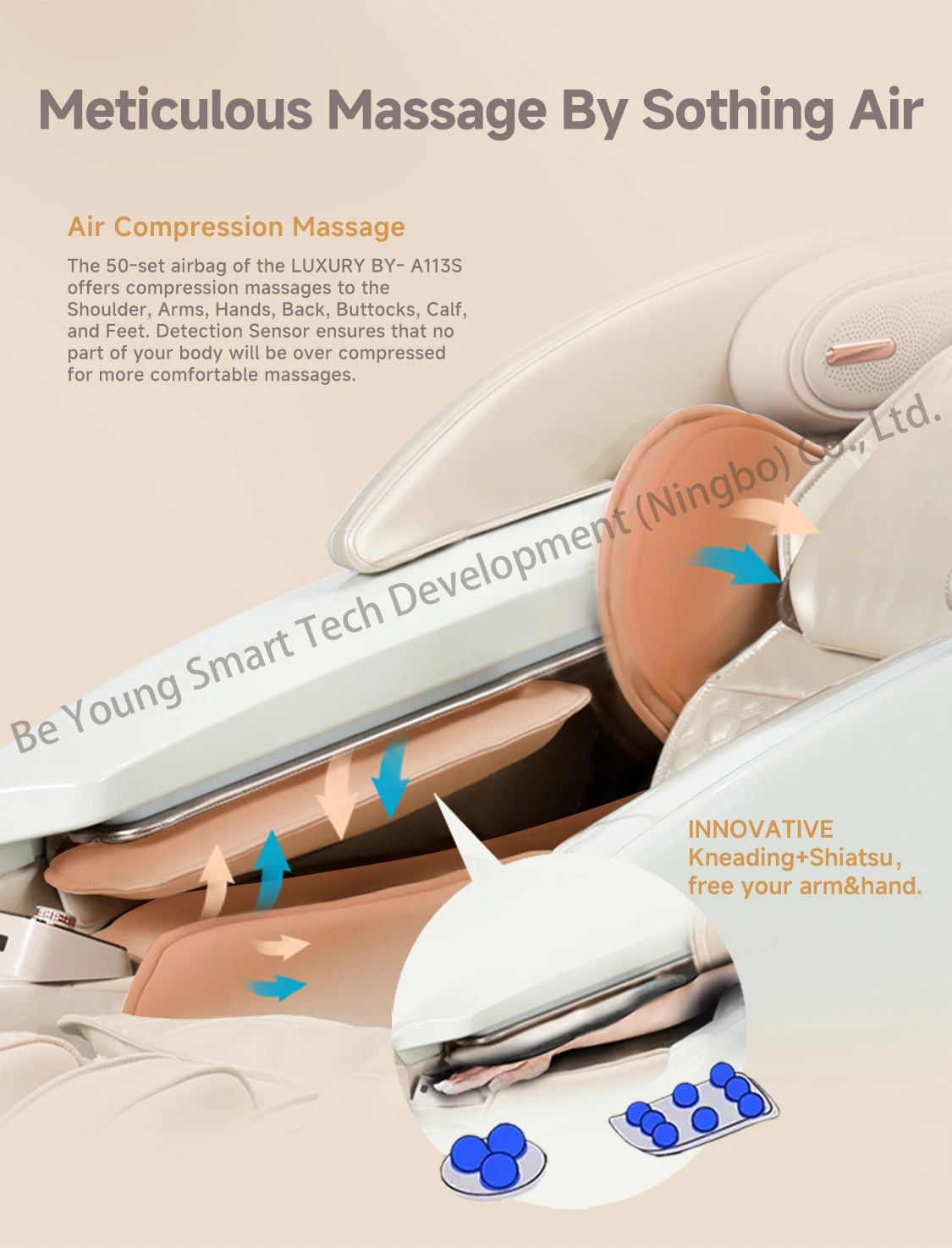 [2026] Chaise de massage de bureau intégrale ultra-confortable et robuste 6D, divers modes de massage, fonction zéro gravité, directement de l'usine