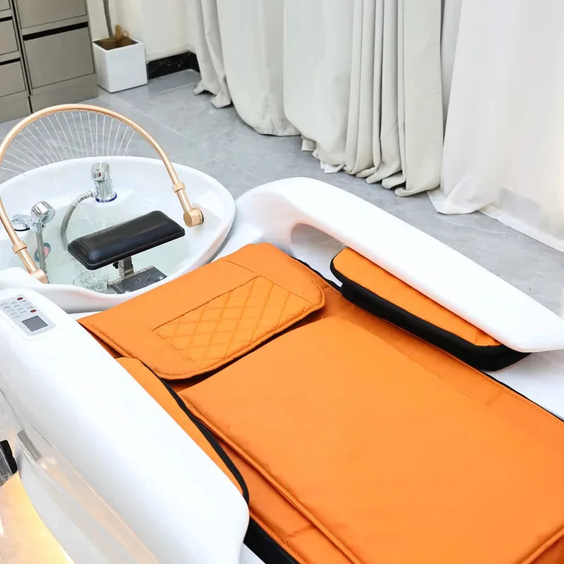 2026 Premium Smart Massage Shampoo Bed Hair Washing Table Luxury Salon Head SPA Furniture Comfortable Massage Table