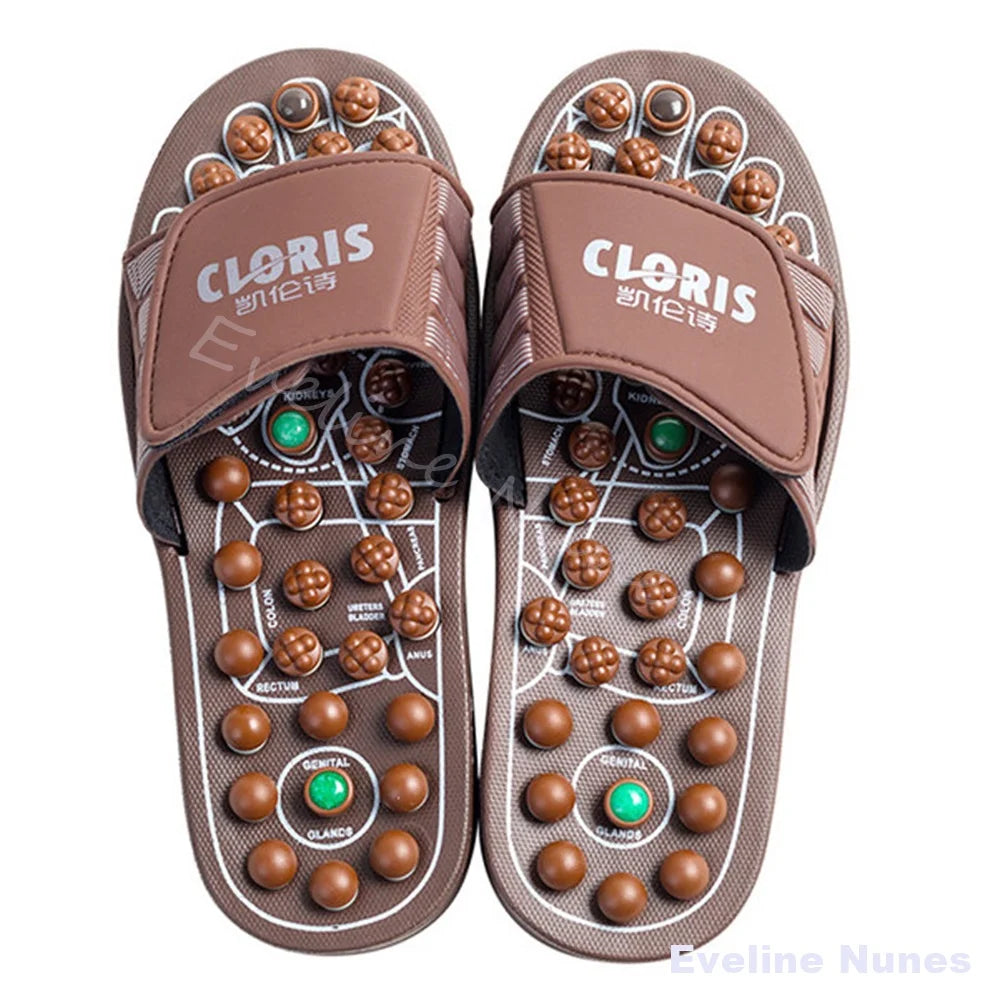 Foot Massage Slippers Men/women Gift First Choice Acupressure Jade Spring Magnetic Therapy Shoes