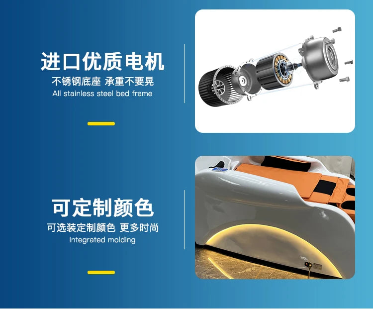 XinSheng Friseursalon-Shampoosessel Kopf-SPA-Begasungsgerät Elektrische Massageliege für Freizeit- und Gesundheitsgeschäfte Kommerzielle Möbel