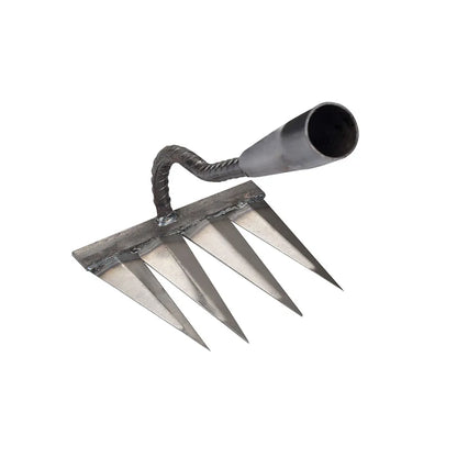 5/6/7/8 dents fer jardinage houe désherbage râteau outil agricole saisir râteau ameublissement sol clou râteau outil artefact herse outil agricole