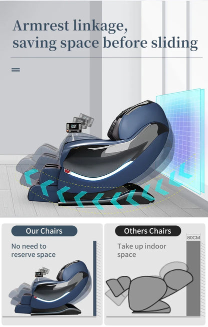 3D Manipulator Smart Screen Touch Sl Track Full Body Massage Zero Gravity Electric Recliner Massage Chair