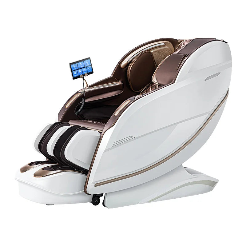 Zero Gravity 4D Massagesessel SL-Track (L-Track) Ganzkörper-Luftmassage Elektrischer Relaxsessel für Heimbüro 3 Jahre Garantie
