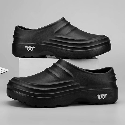 Sommer Kochschuhe Rutschfeste und ölbeständige Arbeitsschuhe Bequeme Hausschuhe Lässige Trend-Hausschuhe Einstiegsschuhe Sportschuhe