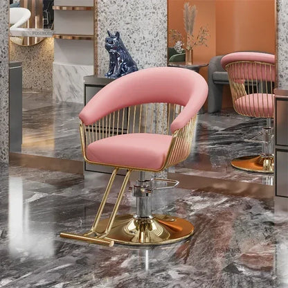 Nordic Salonmöbel Friseurstühle Friseursalon Professioneller Friseurstuhl Hebebarer Drehstuhl Schönheitssalon Friseurstuhl