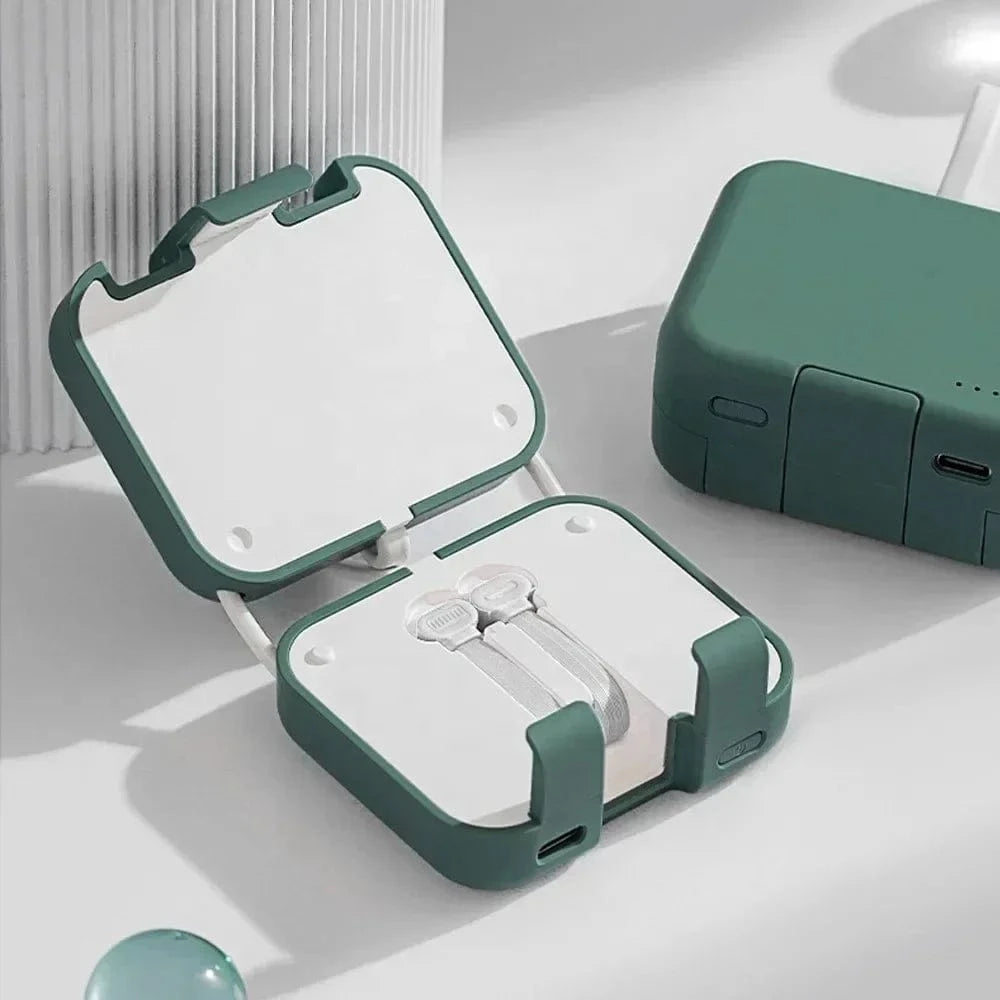 Creative All-in-One Foldable Battery Charger – 4000mAh Power Case for All iPhone