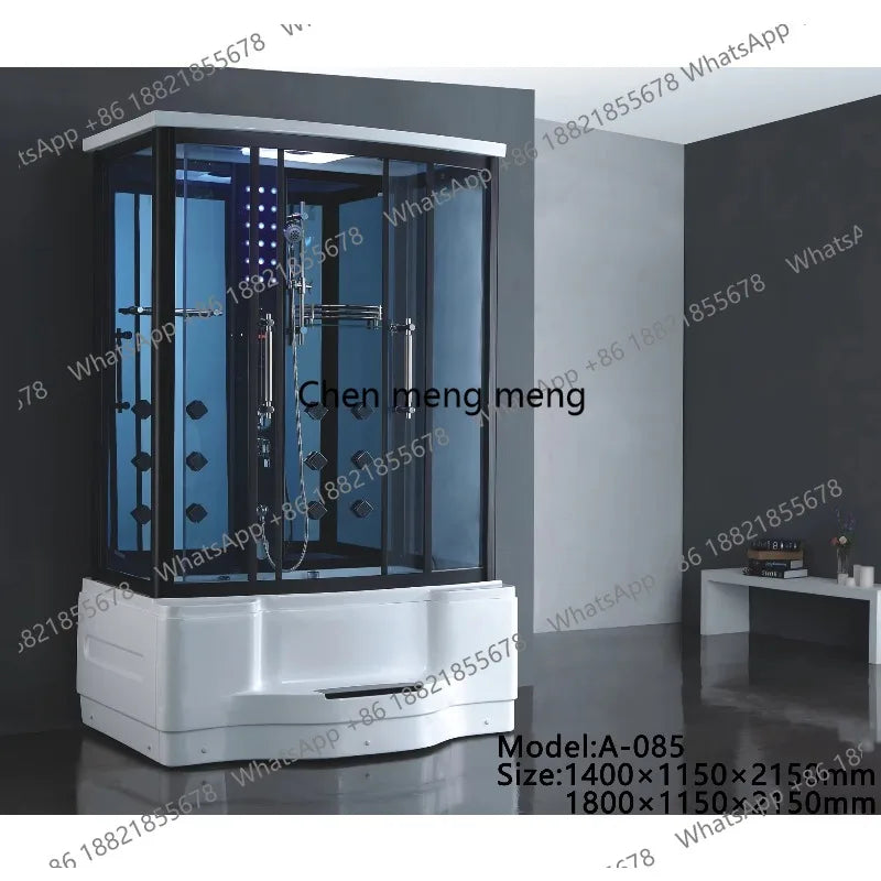 Home Badezimmer Musikfunktion Glas Luxus Dampfduschkabine Sauna M178