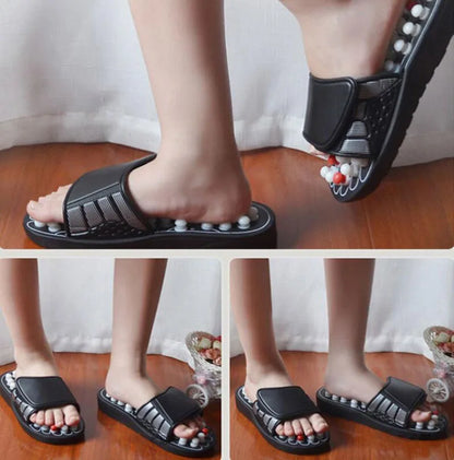 Spring, summer, plantar acupoint massage health care keeping in good health slippers Tai  rotating foot care tools
