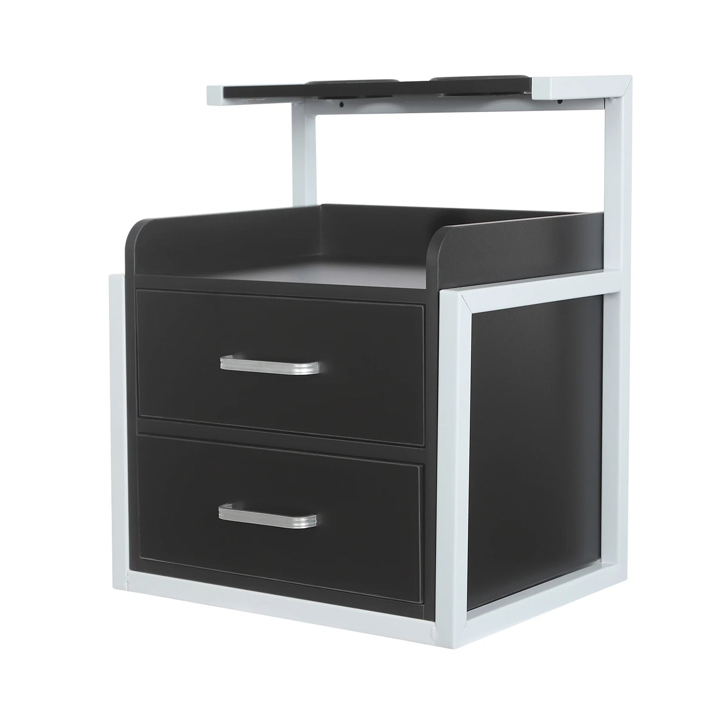 Multifunktionale Salonwagen Wandmontierter Friseurschrank Friseursalon Spezial Dauerwellen-Färbemittel-Ablageregal Möbel