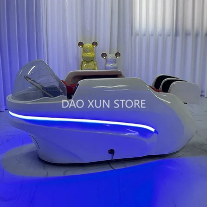 Japanischer tragbarer Shampoo-Stuhl Massage-Kopf-Spa-Duschkopf-Wasserkreislauf-Betten-Therapie-Massageliege-Möbel MQ50XF