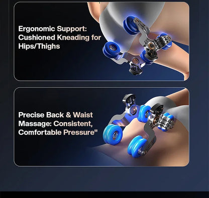 4D+3D-Massagesessel Ganzkörper-Massagesessel mit Schwerelosigkeitsfunktion, SL-Track, Shiatsu-Massage, Bodyscan, Fußrollen, Dehnfunktion, Heizfunktion