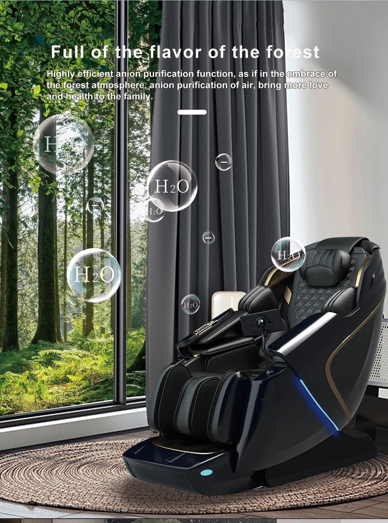 USA Lokale Lieferung 135cmSL Shiatsu 4D Heizung Airbag Zero Gravity Ganzkörpermassagestuhl Home Office Stuhl