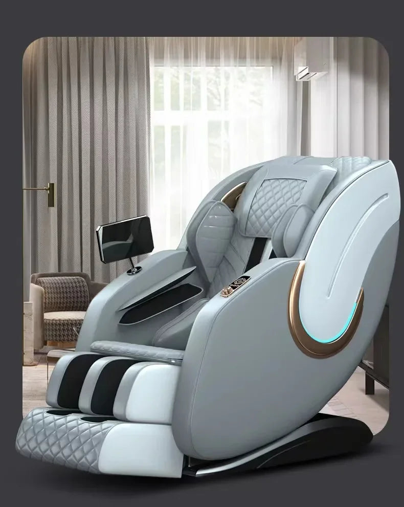 Asmt56 kommerzieller Massagesessel für Mittelalte und Senioren, vollautomatischer Zero-Gravity-Reisesessel, Home-Jade-Bewegungskabine