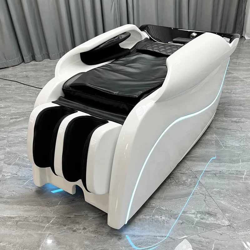 Automatisches Massage-Shampoo-Bett Schönheitssalon Wasserzirkulations-Begasungskopfbehandlung Multifunktionsbett