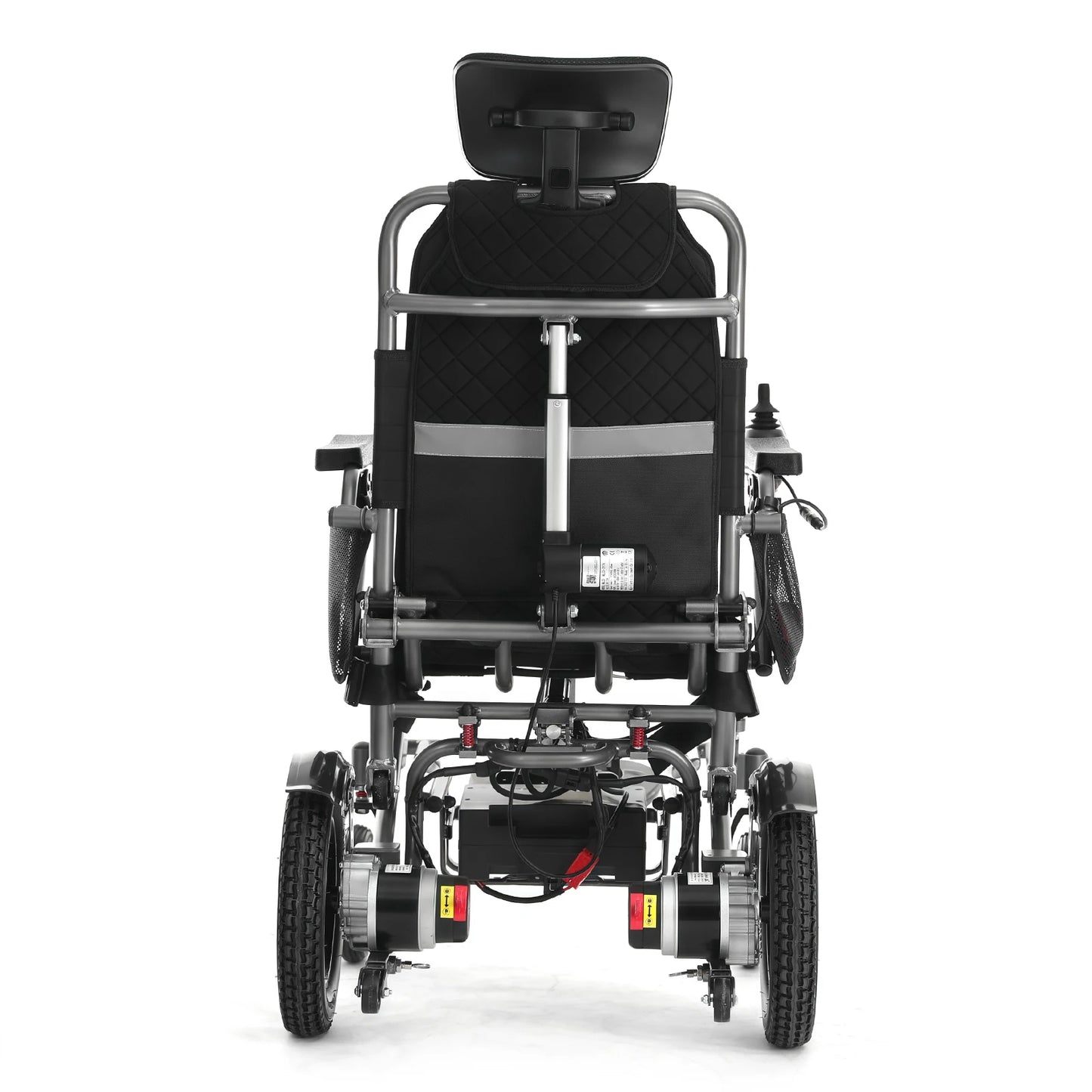 2026 Automatic Remote Control Foldable Wheel Chair Portable Aluminum Alloy Disabled Reclining Electric Wheelchair
