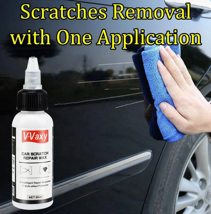 Car Scratch Repair Wax – Gentle Polish for Sun Lines, Nail Marks & Flying Paint