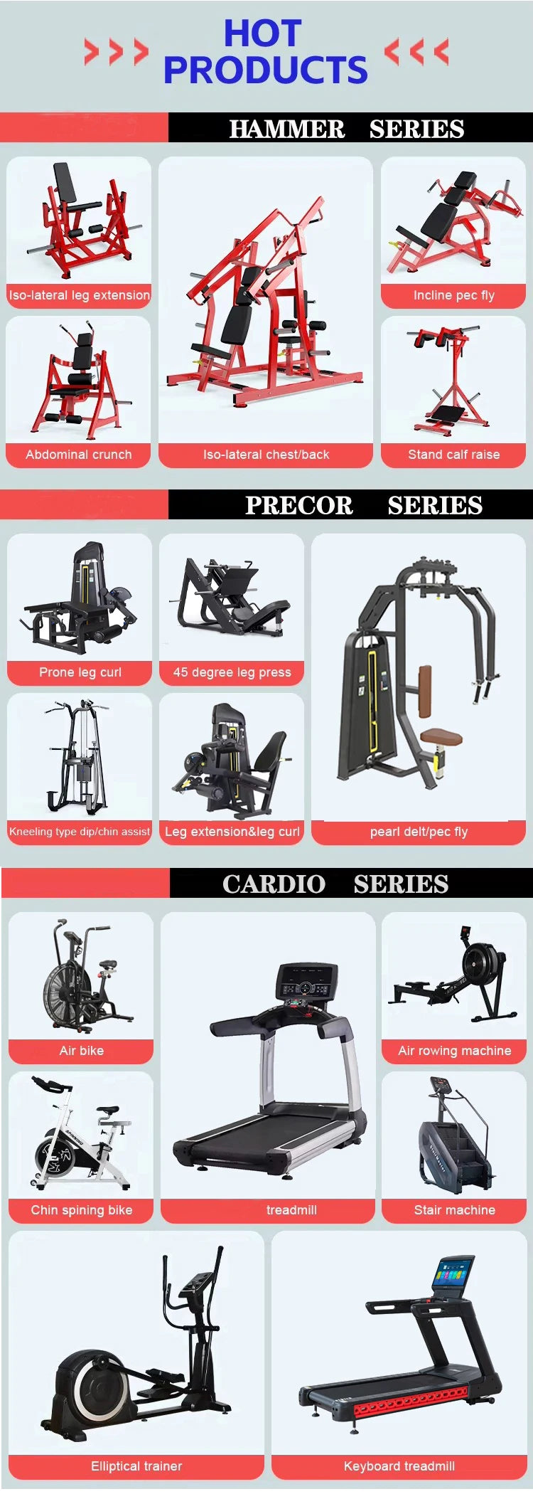 Kommerzieller Treppensteigtrainer, elektrischer Stair Master, Fitnessgeräte, Treppensteigmaschine