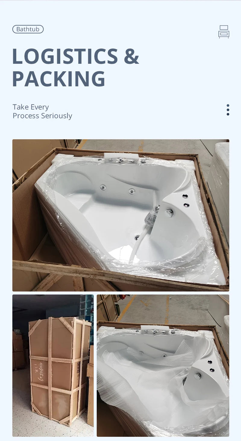 Air Jet Bubble Hydro Tub Whirlpool Spa Badewannen Hydrorelax Jets Whirlpool Spa Hot Tube Outdoor Jer mit TV Acryl Massage
