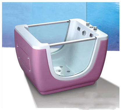 Tragbare Hydromassage-Whirlpool-Badewanne aus Acryl für Babys und Kinder NS806