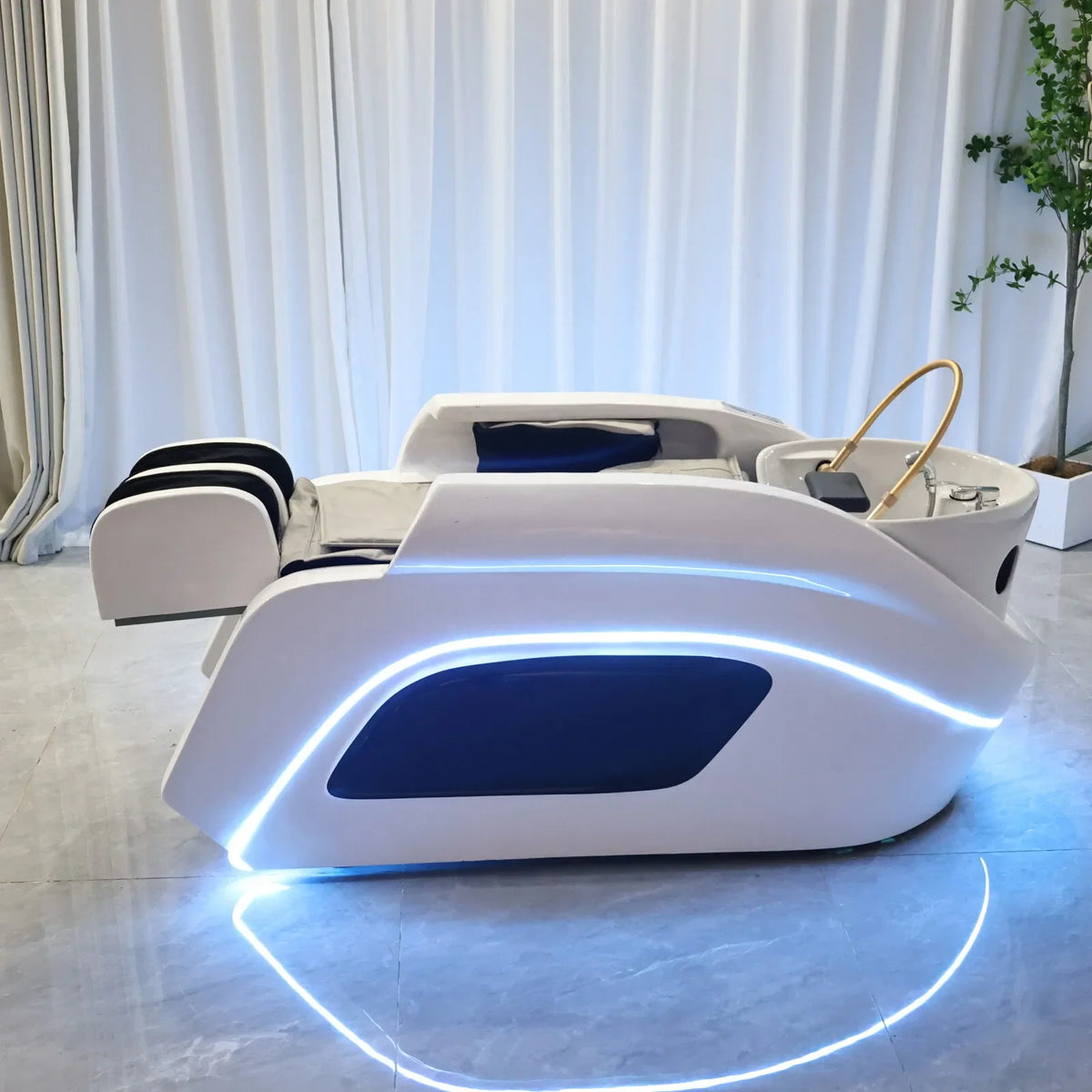 Premium automatisches Massage-Haarwaschbett | Markensalon-Shop Massagetisch | Kommerzielle Saloneinrichtung