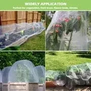 Plant & Vegetable Protection Cover, Anti-Bird, Anti-Bug Netting for Flowers & Fruits