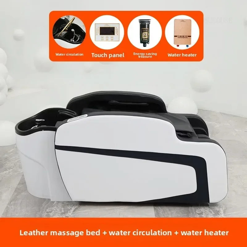 Multifunktionales Head Spa Vollautomatisches intelligentes Massagebett für Schönheitssalon für Gesundheitsclub Kommerzielle Salonmöbel
