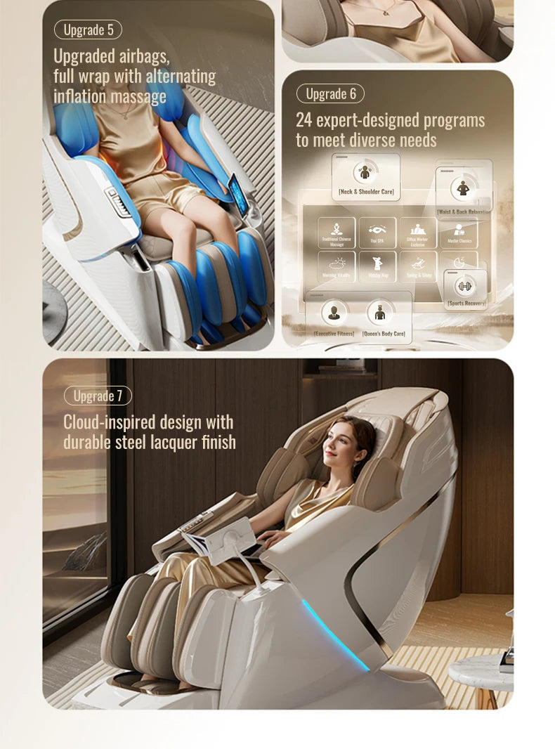 2026 Künstliche Intelligenz Gesundheitswesen Produkte Ganzkörper 4D Schwerelosigkeit Luxus S L Track Massagesessel