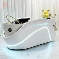 custom.Luxury 4D Full Body Massage Bag Massage Spa Shampoo Bed With Ceramic Basin