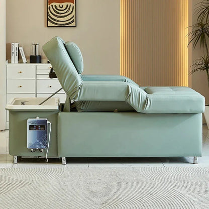 2026 Gesundheitsfußmassage Schönheitssalon Spezialshampoobett elektrisches Hebefußmassagesofa Bett Schönheitssalon High-End-Kopf