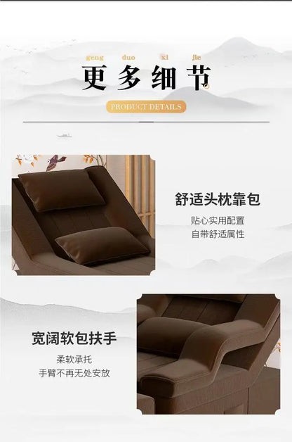 Foot massage sofa, electric massage bed, manicure and eyelash sofa, recliner to wash feet, pedicure ears and baths