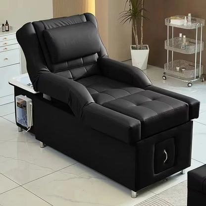 Electric Hairdressing Shampoo Bed 2025 Head Spa Backrest Pedicure Chair - Comfortable Salon Furniture for Professional