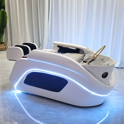Premium automatisches Massage-Haarwaschbett | Markensalon-Shop Massagetisch | Kommerzielle Saloneinrichtung