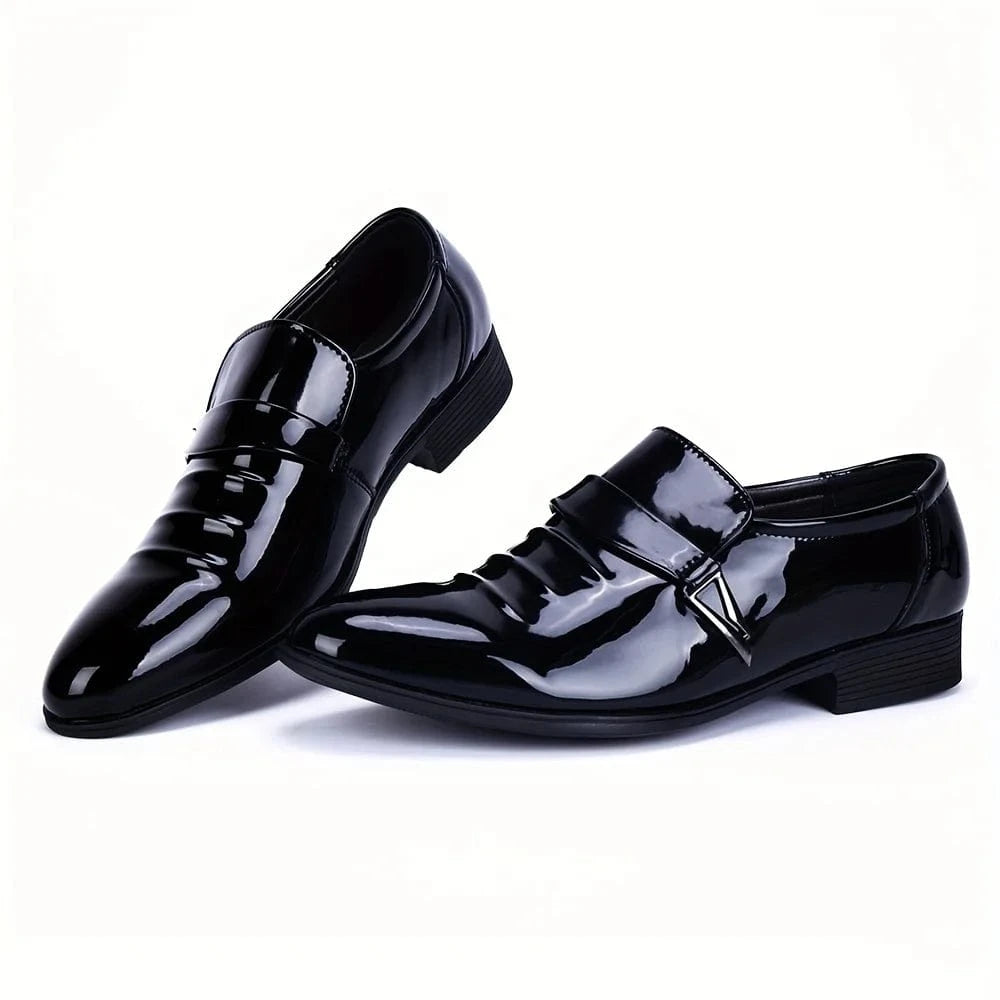 Herren Tuxedoschuhe mit spitzer Zehenpartie – legere und modische Hochzeitsschuhe