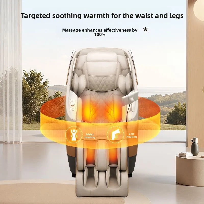 Ganzkörper-Massagesessel, Home Smart, Luxus, multifunktional, Relaxsessel, verstellbar, automatisch, Shiatsu, Entspannungstherapie, Design