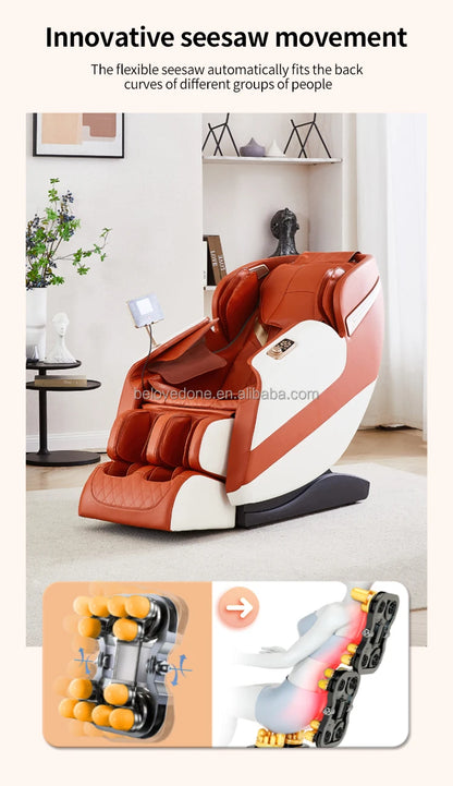 Smart Electric Massage Chair Relaxing Body Massage Chair Zero-gravity Luxury Massage Armchair