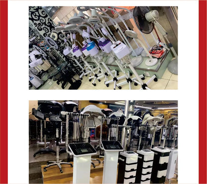 The New Barber Shop Chair Can Be Lifted And Reclined Hair Salon Special Hair Cutting Chair Stainless Steel Stool Factory Direct