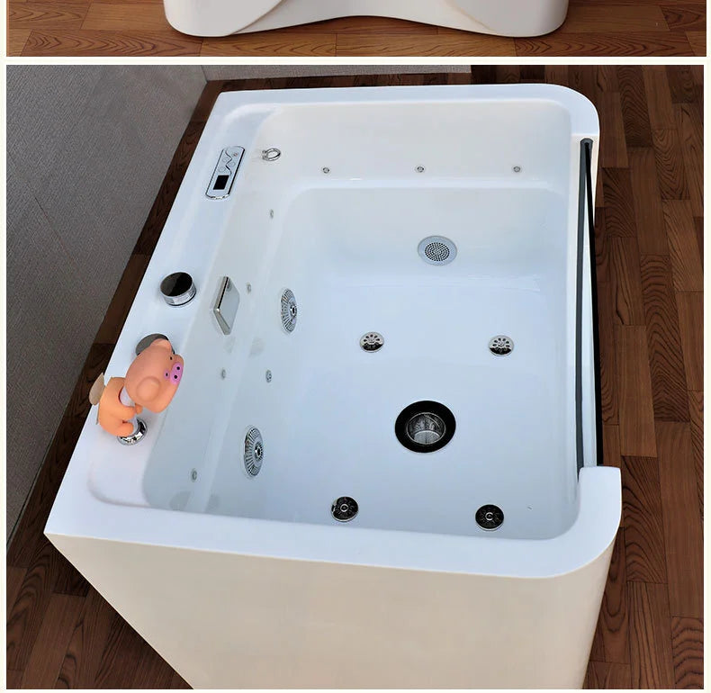 2026 PETSPROOFING Indoor unabhängige Konstanttemperatur-Haustierbadewanne Katze und Hund Spa-Badewanne Jet-Lampenperlen-Badewanne