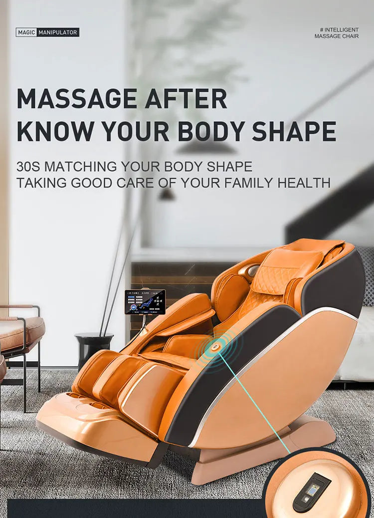 Massage Chair Luxury 5d Zero High-End Luxury Full Body 8D Zero Gravity Home Massage Chair Electric Stretching Features