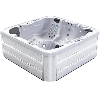 Outdoor Jacuzzi SPA Whirlpool Badewanne Große Acryl-Massagebadewanne Intelligenter beheizter thermostatischer Pool für Villa Hotel Resort Homestay Möbel