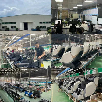 2025.China Best 0 Gravity Electric 3d 4d Sl Track Salon Massage Chair Full Body Bed